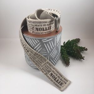 California skater canvas belt unique